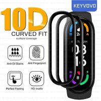 【CW】℡卐▲  10D Film Glass mi band 6 5 4 7 Protector Cover Miband