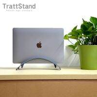 Aluminum Vertical Laptop Stand For Apple MacBook Air 15 M2 Pro 16 14 13.3 Space-saving Rack Desktop Erected notebook Holder Adhesives Tape