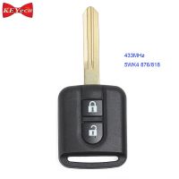 【✨】 islwpi KEYECU สำหรับ Cabster Navara Note Qashqai Remote Car Key Fob 434MHz 5WK4 876/818 28268-AX61A