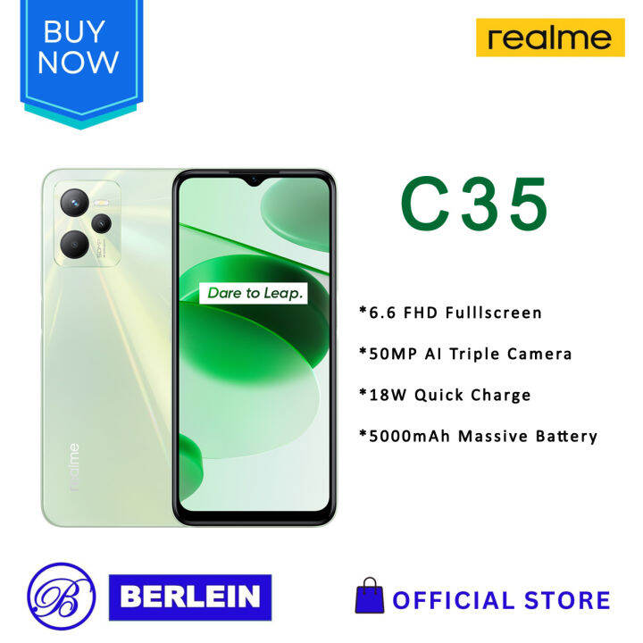 realme c35 128gb 4gb ram rmx3511 6.6 50mp