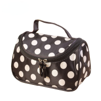 Fashion Dot Cosmetic Bag Lady Travel Organizer Accessory Toiletry Zipper Hot Sale High Quality Makeup Bag Holder Bags