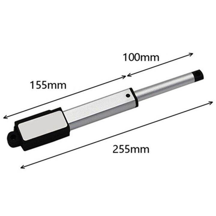 dc-12v-waterproof-ip54-mini-linear-actuator-100-mm-stroke-electric-linear-motor-window-opener-30-mm-s-speed