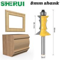 【DT】hot！ SHERUI 1pc 8mm Shank 1-1/2  Miter Frame Molding Router Bit knife Door Tenon Cutter for Woodworking Tools