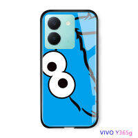 Volans Y36 Vivo Y36 5G การ์ตูนสำหรับเด็กผู้หญิงงาเคสแนวสตรีทแบรนด์ยอดนิยมของผู้ชายเคสมันวาวกระจกเทมเปอร์ปลอกฝาหลัง