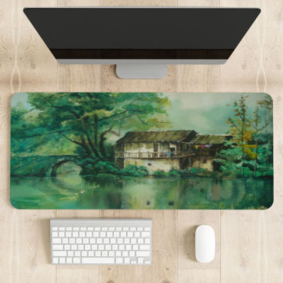 Simple And Beautiful Ink Painting Mouse Pad Best-selling High Quality Rubber Mouse Pad Game Accessories Keyboard Mousepad