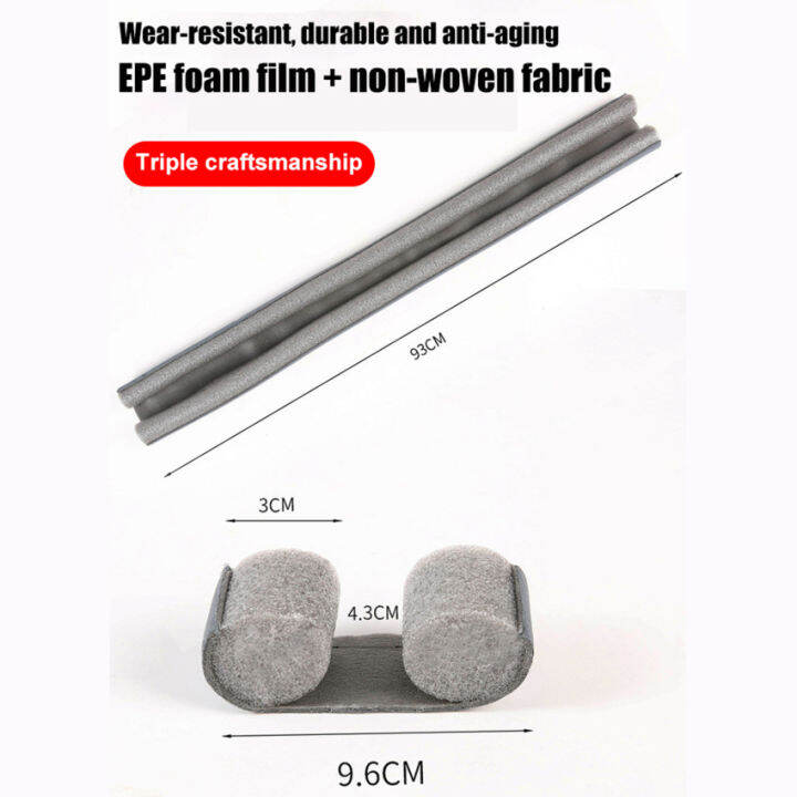 1ชิ้น95-10ซม-กันเสียงแถบปิดผนึกกันฝุ่นตัวหยุดแล้งไม่รวมแถบปิดผนึกยางซิลิโคนคู่ประตูด้านล่าง