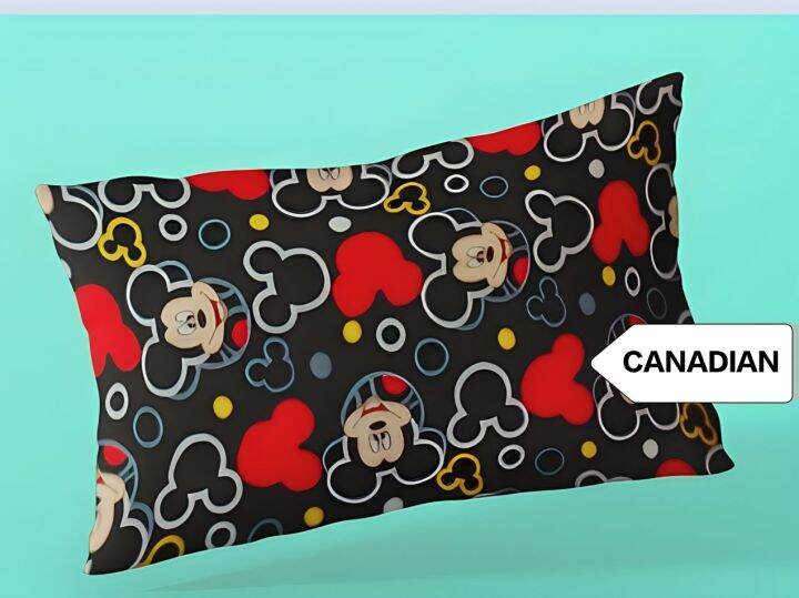 Pillow case/Punda Printed Canadian Cotton with Zipper Sizes Available