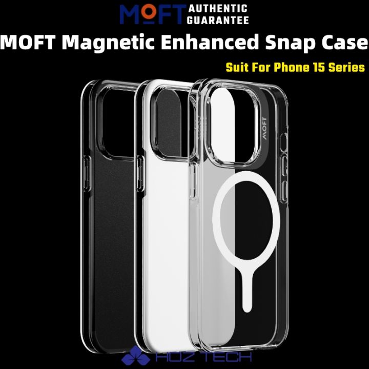 MOFT For Phone 15 Plus 15Pro Max Series Snap Case MagSafe Enhanced Version  Shockproof Phone Back Cover