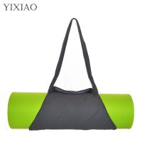 YIXIAO Sports Fitness Yoga Bag Portable Canvas Yoga Mat Storage Bag Sling Carrier Durable Pilates Gym Pack 26/45x30cm