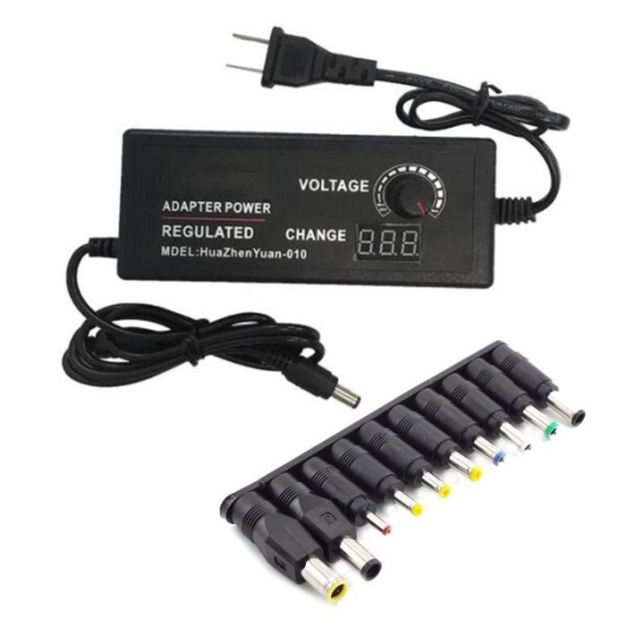 support-ปรับอะแดปเตอร์จ่ายไฟ-ac-100v-240v-to-dc-3v-24v-3a-charger-5-5x2-1มม-แจ็คปลั๊ก-dc-หญิง-connector