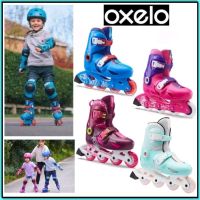 ?การันตีคุณภาพ?ถูกที่สุด รองเท้าสเก็ตเด็ก โรลเลอร์เบรด Oxelo รุ่นplay