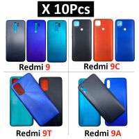 10 PcsLot,Bateri Belakang Asal Pintu Belakang Perumahan Kes untuk Xiaomi Redmi 9 9A 9C Belakang Meliputi