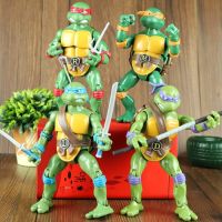 Ninja Turtles hand-made joints movable doll ornaments doll weapon model classic game childrens toy set