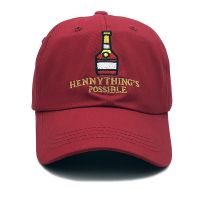 【KFAS Clothing Store】 ฤดูใบไม้ผลิฤดูKFAS Clothing Store HENNYTHING Come To Unisex หมวกเบสบอลสร้างสรรค์ผู้ชายผู้หญิง Snapback หมวก Ride Bar Make Friends ขวดไวน์ Q116