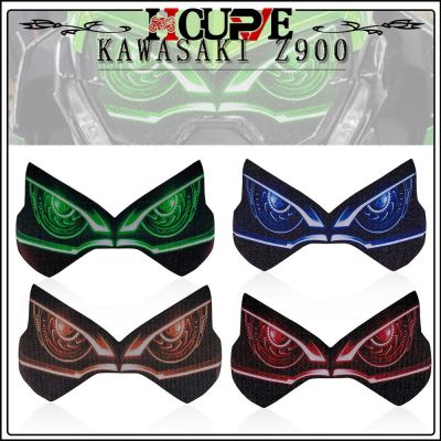 For KAWASAKI Z900 2020 2021 2022 Z 900 Motorcycle 3D Front Fairing Headlight Stickers Head Light Protection Guard