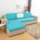 solid sofa seat cover stretch sofa cushion cover elastic sofa slipcover for L shape chaselong armchair plain dyed