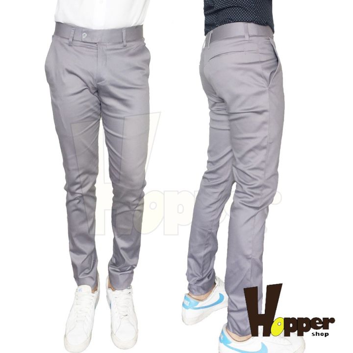 miinshop-เสื้อผู้ชาย-เสื้อผ้าผู้ชายเท่ๆ-กางเกงสแล็ค-hopper-progress-ผ้ายืด-super-skinny-เดฟ-4-สี-เสื้อผู้ชายสไตร์เกาหลี
