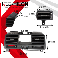 KLNU Mitsubishi Pajero 1991-1999 V24 V44 V34 V31 V46ช่องระบายอากาศแอร์แดชบอร์ด