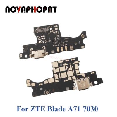 Novaphopat สําหรับ ZTE Blade A71 A7030 USB Dock พอร์ตชาร์จปลั๊กชาร์จ Flex Cable พร้อมไมโครโฟน MIC Board