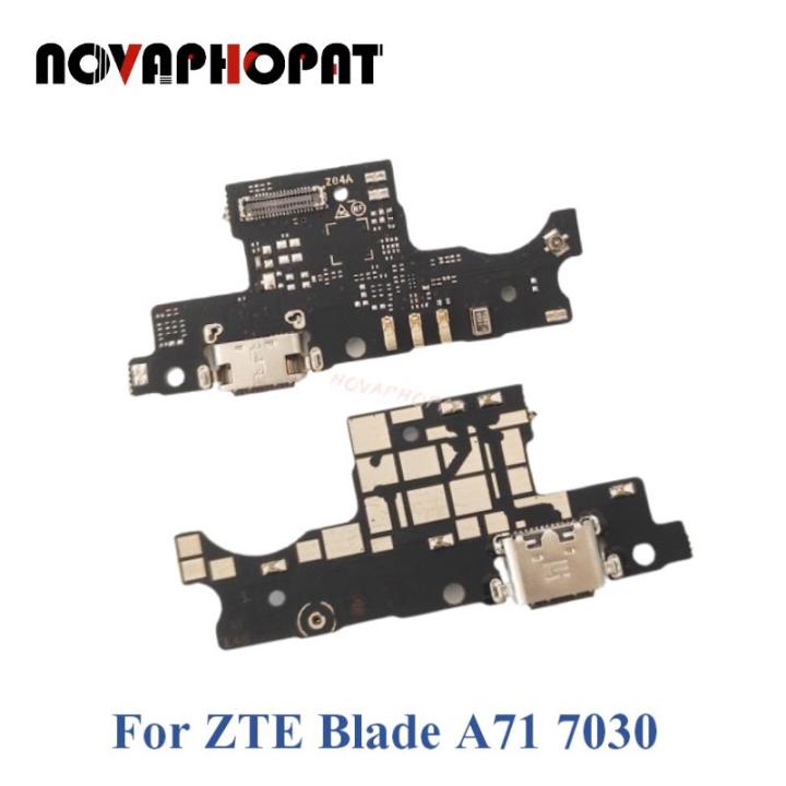 novaphopat-สําหรับ-zte-blade-a71-a7030-usb-dock-พอร์ตชาร์จปลั๊กชาร์จ-flex-cable-พร้อมไมโครโฟน-mic-board