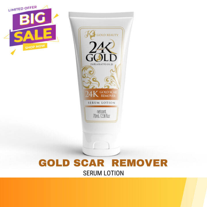 ♚24K GOLD SCAR REMOVER SERUM WITH FREEBIES Scar Removal Cream , Old