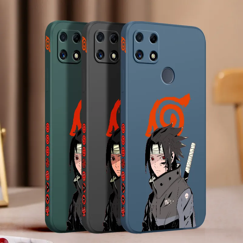 DIKRO Back Cover for realme C25, RMX3193, NARUTO, SHIPUDDEN, SUSUSKE,  UCHIHA, ANIME, BOY, NEON - DIKRO 