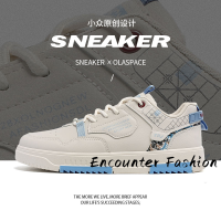 Encounter Fashion  รองเท้าผ้าใบผู้ชาย รองเท้ากีฬาผช รองเท้าแฟชั่นผู้ชาย ใส่สบาย 2023ใหม่ XBX239358P 39Z230925