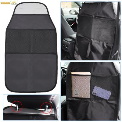 Auto Seat Back Organizer กระเป๋าเก็บของ Car Seat Back Scuff Dirt Protect Cover For Baby Kid Kick Mat Pad Seat Cover Universal