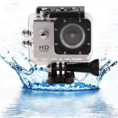 Sport Cam HD 1080P ติดหมวกกันน็อค Waterproof 30M Sports Cam ฟรี ! อุปกรณ์เสริมกว่า 10 ชิ้น กันน้ำได้ 30 เมตร ใช้เป็นกล้องถ่ายรูปได้ ช่วย บันทึกวีดีโอ ภาพ เหตุการณ์ แต่ละวัน การเดินทาง บนท้องถนน จักรยานยนต์ มอเตอร์ไซค์ จักรยาน