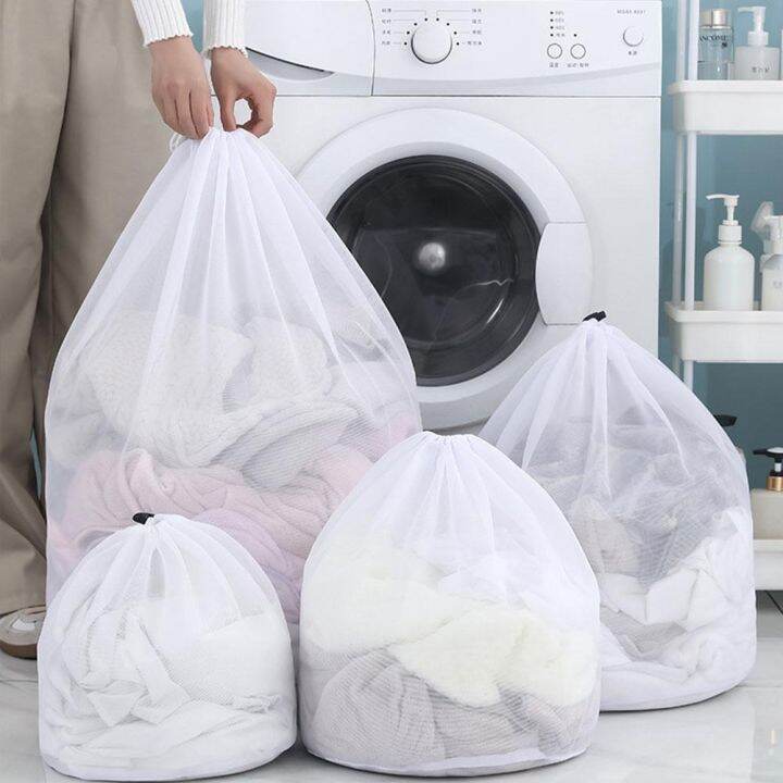 Practical Large Washing Net Bags, Durable Fine Mesh Laundry Bag With