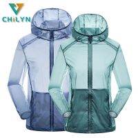 [A innovation] CHILYN HikingJacket ผู้หญิงผู้ชายสะท้อนแสง Sun Protection เสื้อผ้า Quick DryWindbreaker WithBreathable