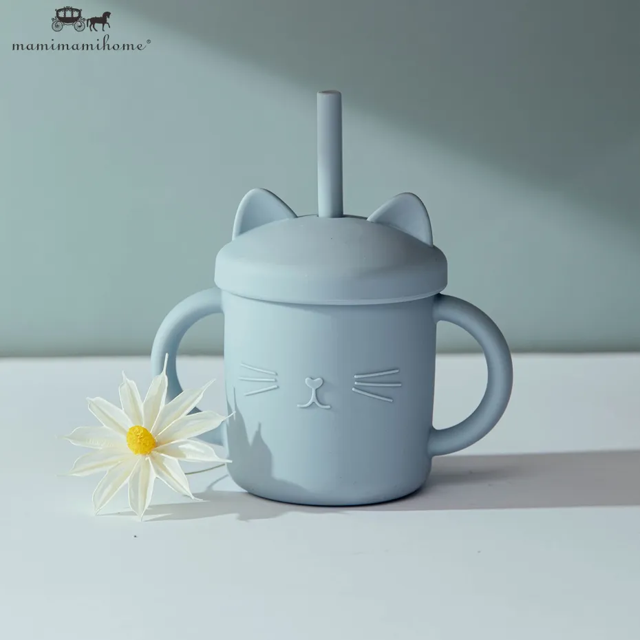 Cat Sippy Cup – MamimamiHome Baby