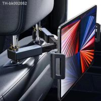 ✟✽△ Car Headrest Tablet Mount Holder Clips 360 Degree Rotating Tablet Stand Auto Rear Seat Pillow Phone Support for iPad 4.7-12inch