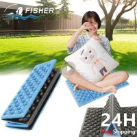 Outdoor Camping Mattress Moistureproof Mattress Ultralight Foam Picnic Mat Folding Egg Slot Beach Mat Tent Sleeping Pad Supplies Sleeping Pads