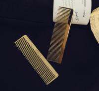 New Pocket Hairbrush Metal Fine Toothed Alloy Comb Golden Men Women Hairdressing Combs