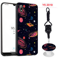 มาใหม่ล่าสุดสำหรับHuawei Y5 2019/Honor 8Sเคสสำหรับหัวเหว่ยซิลิคอนนุ่มกรณีที่มีรูปแบบเดียวกันถุงลมนิรภัยขาตั้งโทรศัพท์และเชือก