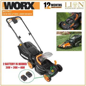 WORX WG779E.2 40V 2 x 2.0Ah Max Lithium Ion 33cm Cordless