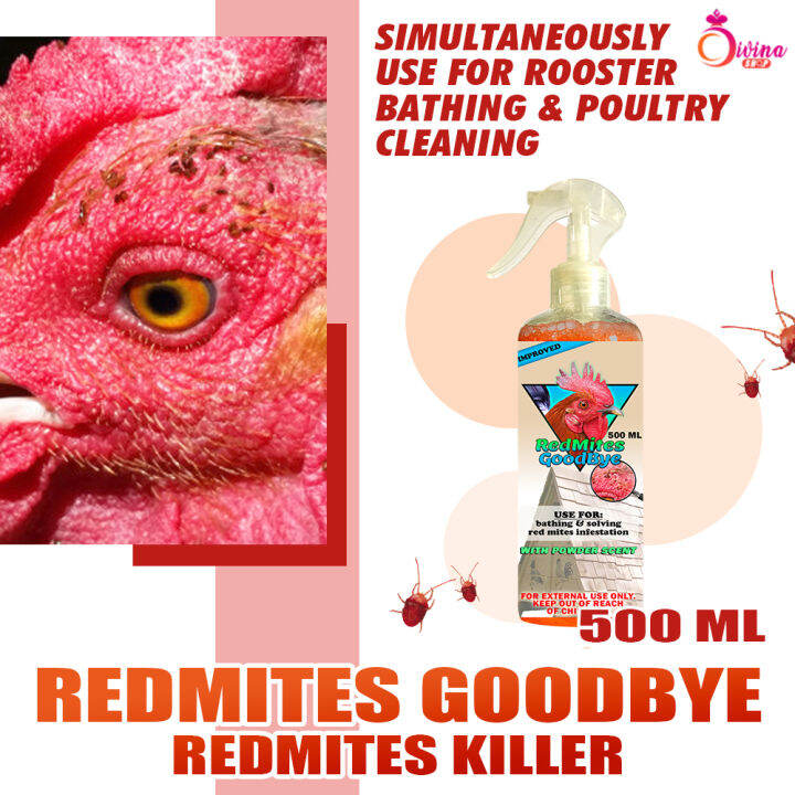 Redmites Goodbye Spray 500ml Natural Redmites Killer ( Pamatay Kuto ng