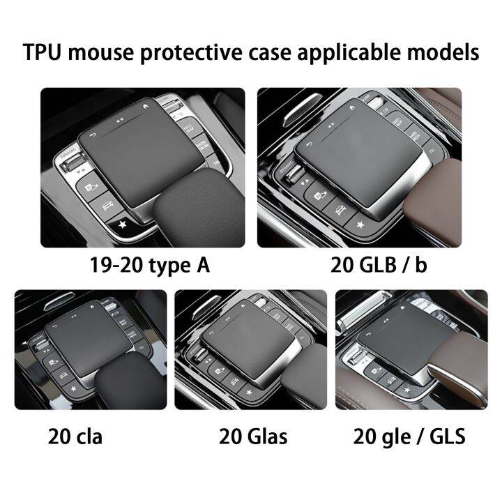 ตัวป้องกันหน้าจอของรถยนต์เมอร์เซเดสเบนซ์-a-b-cla-gle-gls-คลาส-w177-c118-w247-w167-tpu-ที่ครอบอุปกรณ์เสริมรถยนต์ป้องกันหน้าจอกลาง