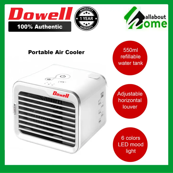 Dowell Portable Air Cooler with 6 LED Mood Light ARC08P Lazada PH