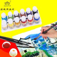 Opes gouache painting acrylic paint 25ml baking-free glass paint set hand-painted diy textile fiber paint toys