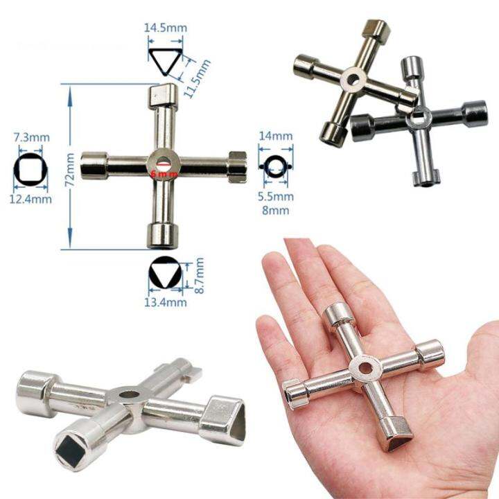 key-wrench-multifunctional-wrench-รูปลักษณ์ที่เรียบง่ายและสง่างาม-multi-size-cross-triangle-key-wrench-ทนทาน