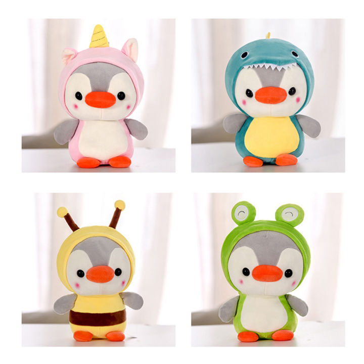 adsdgdf-kids-toys-gift-for-friend-keychain-pendant-animal-doll-stuffed-doll-penguin-plush-toy-penguin-cosplay-bee-penguin-cosplay-frog-stuffed-toy