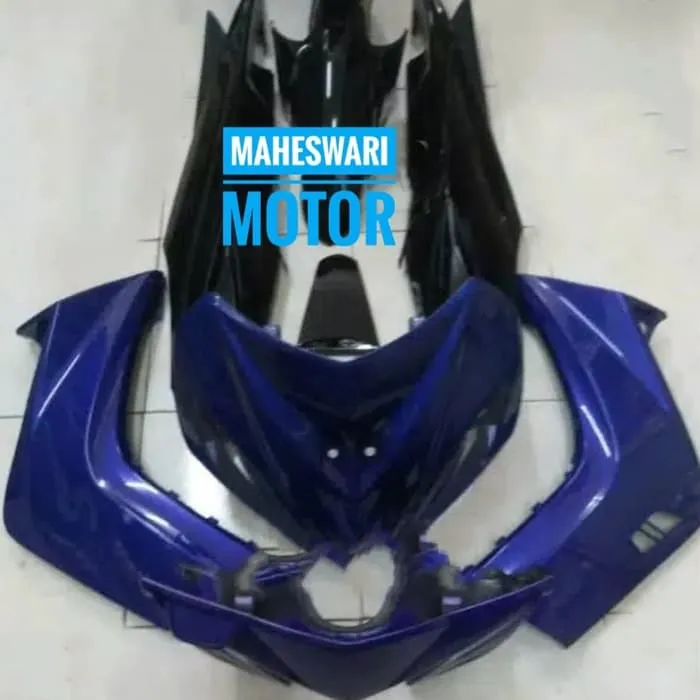 Cover Body Halus Yamaha Jupiter MX Lama Biru Hitam dan Merah Hitam
