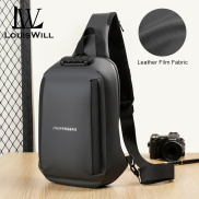 LouisWill Men s Chest Bag Cross Body Bag Pouch Bag Travel Shoulder Bag