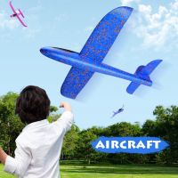 Hand Launch Throwing Foam Glider Aircraft Mini Throwing Airplane Model Hand-thrown Double Model Plane Outdoor Toy