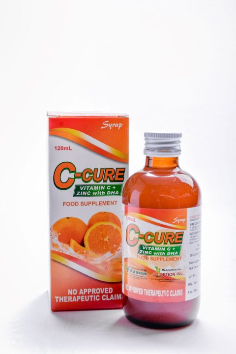 C-cure Vitamin C plus DHA syrup 120mL | Lazada PH