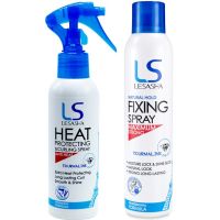 สเปรย์กันความร้อน / สเปรย์จัดแต่งทรงผม Heat Protecting &amp; Curling Spray / Natural Hold Fixing เลอซาช่า LE SASHA LESASHA