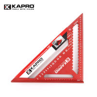 Kapro 712inch Triangle Ruler Thickened Aluminum Alloy Swanson Speed Square Metric Joiner Angle Marking Gauge For Woodworking