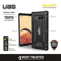 UAG Monarch Series Phone Case for Samsung Galaxy Note 8 with Military Drop Protective Case Cover - Black